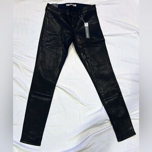 J Brand Super Skinny indigo leggings - shiny leathery look - new with tags jeans